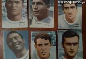 Cromos Mundial Inglaterra de 1966 Eusébio etc
