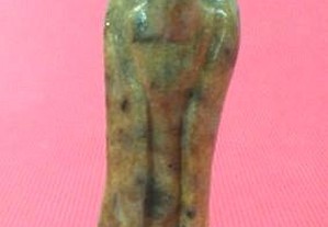 Escultura Santa Maria pedra sabão 15x4cm
