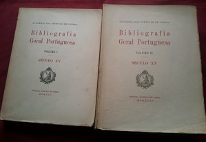 Bibliografia Geral Portuguesa-séc. XV-Volumes I/II-1941/44 