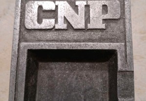 Cinzeiro em alumínio publicidade CNP
