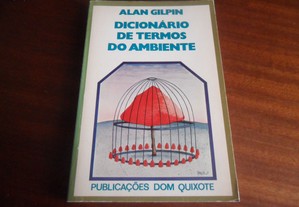 "Dicionário de Termos do Ambiente" de Alan Gilpin - 1ª Edição de 1980