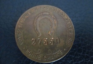 Medalha / Ficha da sorte antiga Montreal/Canada