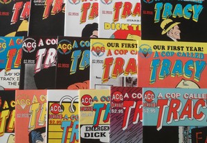 A Cop Called Tracy 1 ao 15 ACG comics Dick Tracy Chester Gould Crime Pulp bd Banda Desenhada