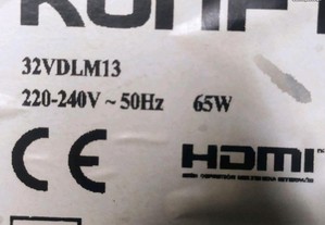 LCD kunft 32vdlm13 para peças