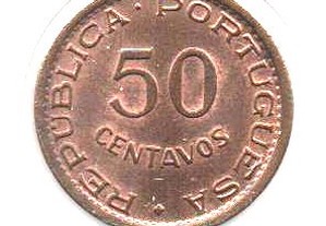 Angola - 50 Centavos 1958 - bela/soberba