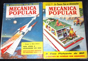 Revistas Mecânica Popular nº 1 e 2 1960
