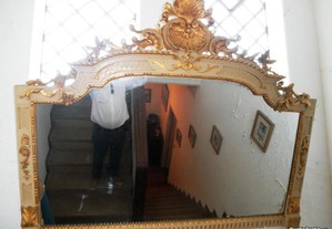 Espelho Lacado Talha Portuguesa Séc XVIII