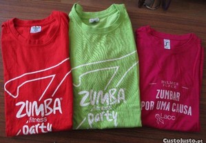 Três T-Shirts de Zumba
