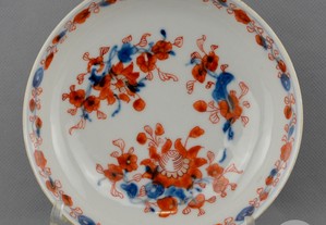 Pequeno prato porcelana da China, Companhia das Índias, Imari, Séc. XVIII