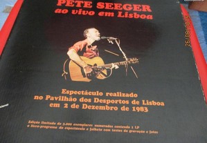 Vinil Pete Seeger -Ao vivo em lisboa(raro) +3 LP´s