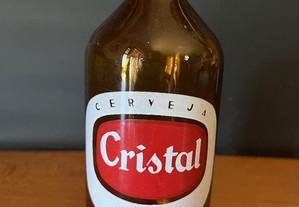 Garrafa de cerveja CRISTAL antiga da CUF