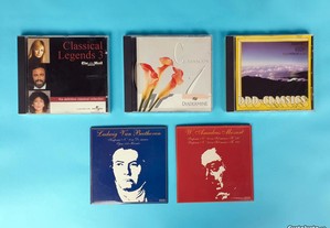 Lote 5 CDs de Música Clássica