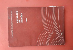 Fundação Calouste Gulbenkian Catálogo de Edições 1