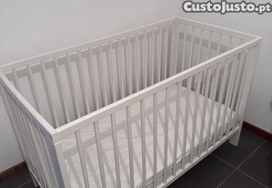 Berço Blanco GULLIVER IKEA 60x120 cm com colchão