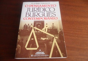 "O Pensamento Jurídico Burguês Contemporâneo" de Vladímir Tumánov - 1ª Edição de 1985