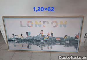 Quadro de Londres 1,20×62