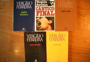 Lote Vergílio Ferreira - 5 livros
