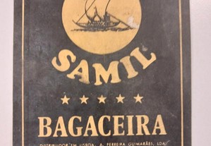 Rótulo de Bagaceira SAMIL: anos 50-60