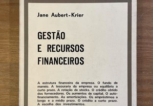 Gestão e Recursos Financeiros - Jane Aubert Krier