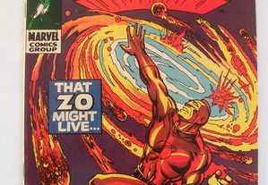 CAPTAIN MARVEL 15 Marvel Comics 1969 BD Banda Desenhada original Americana