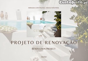 Runa com projeto de arquitetura de renovao para moradia com piscina em Olho