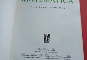 Matemática 1ªEdição 2º Ano Ciclo Preparatório 1981