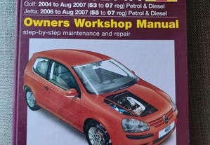 VW Golf MK5 e Jetta - Manual Técnico Haynes