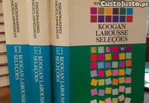 Dicionário Enciclopédico Koogan Larousse Seleções (3 Volumes)