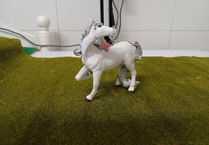Cavalo branco encantado 10cm