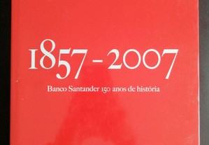 Livro comemorativo dos 150 anos do Banco Santander uma edição de 2007 em grande formato