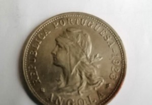 Moeda de 50 centavos 1928 Angola