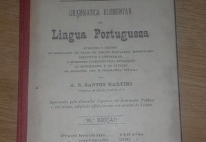 Gramática elementar da Língua Portuguesa de 1906