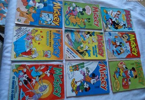 Livros da banda desenhada Mickey anos 80