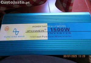 Inversor Pure Sine 1500w, quase novo
