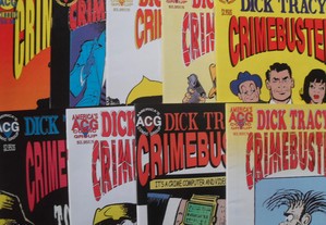 Dick Tracy Crimebuster 1 2 3 4 5 6 7 8 Dick Locher Max Collins ACG Comics BD Banda Desenhada