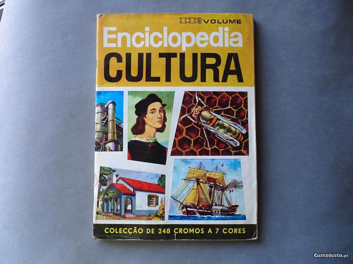 Caderneta de cromos Enciclopédia da Cultura 2º Vol
