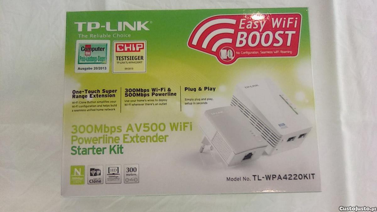 TP-LINK AV500+ Powerline Kit with AC Pas