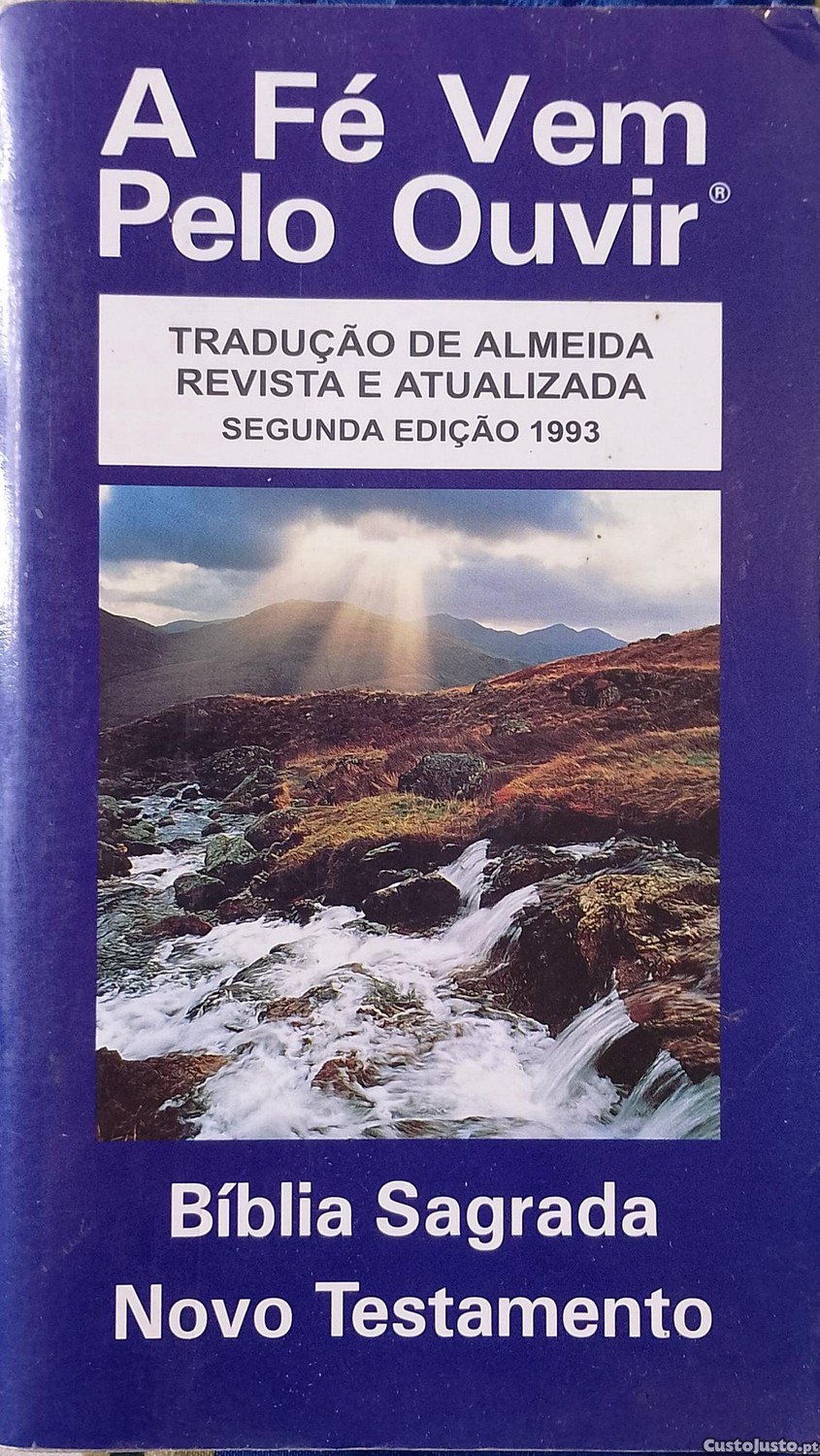 A Fé Vem Pelo Ouvir, Bíblia Sagrada Novo Testamento | Livros, à venda ...