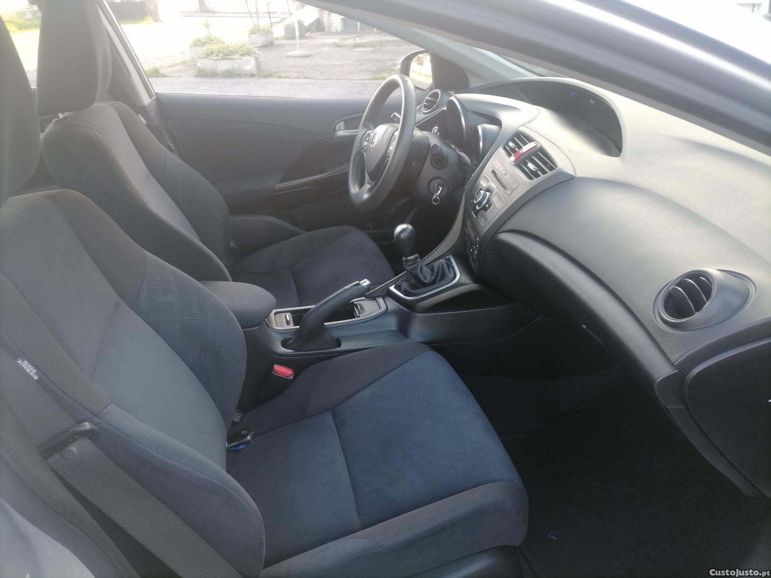 Honda Civic 1.6-120cv Diesel 133000km c/novo só visto — fotografia 7