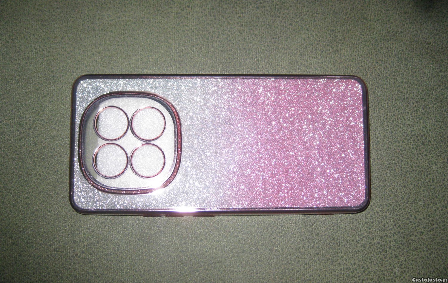 Capa Rosa Brilhante para Redmi NOTE 14 Pro + 5G NOVO