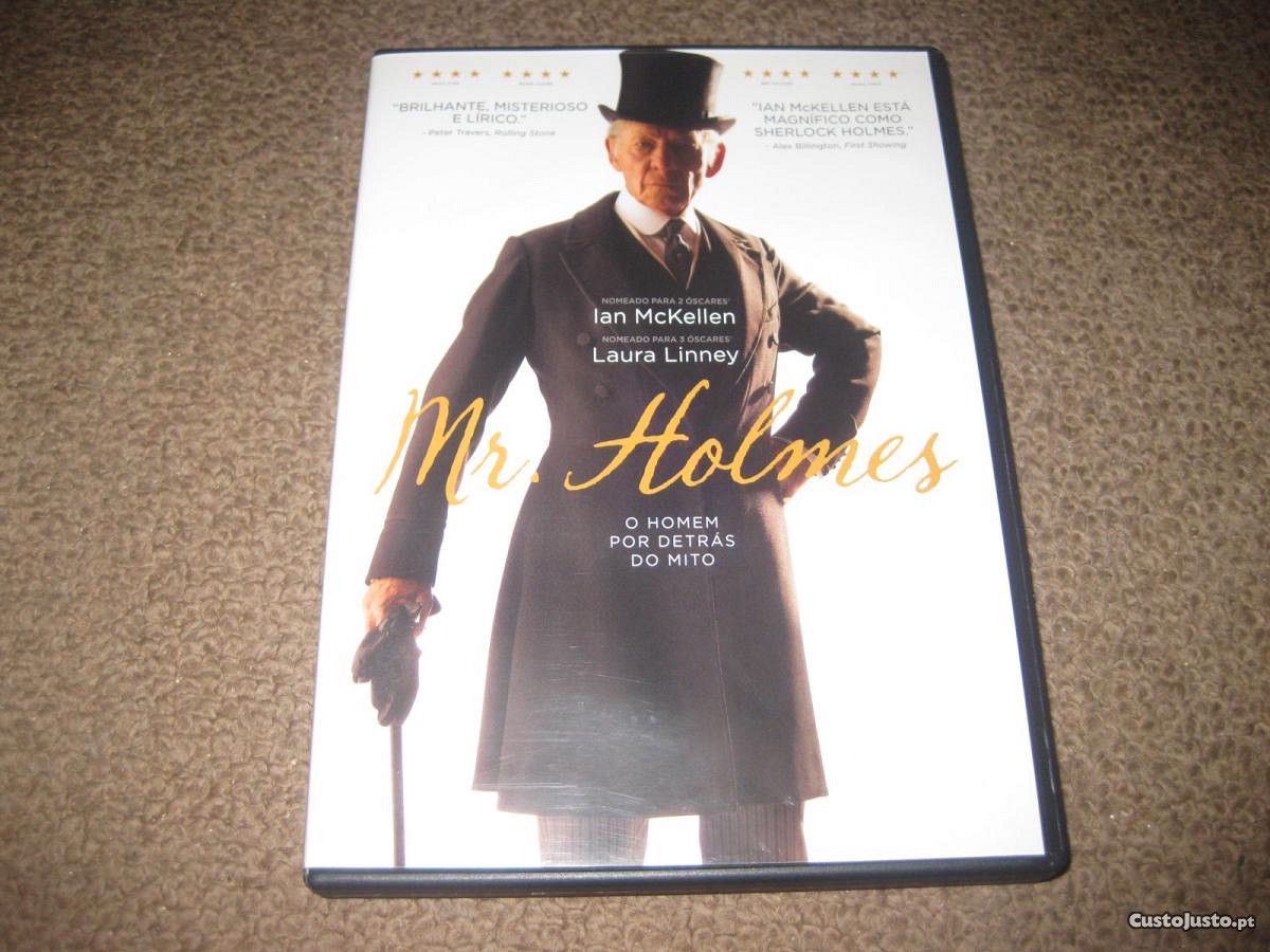 DVD "Mr. Holmes" com Ian McKellen