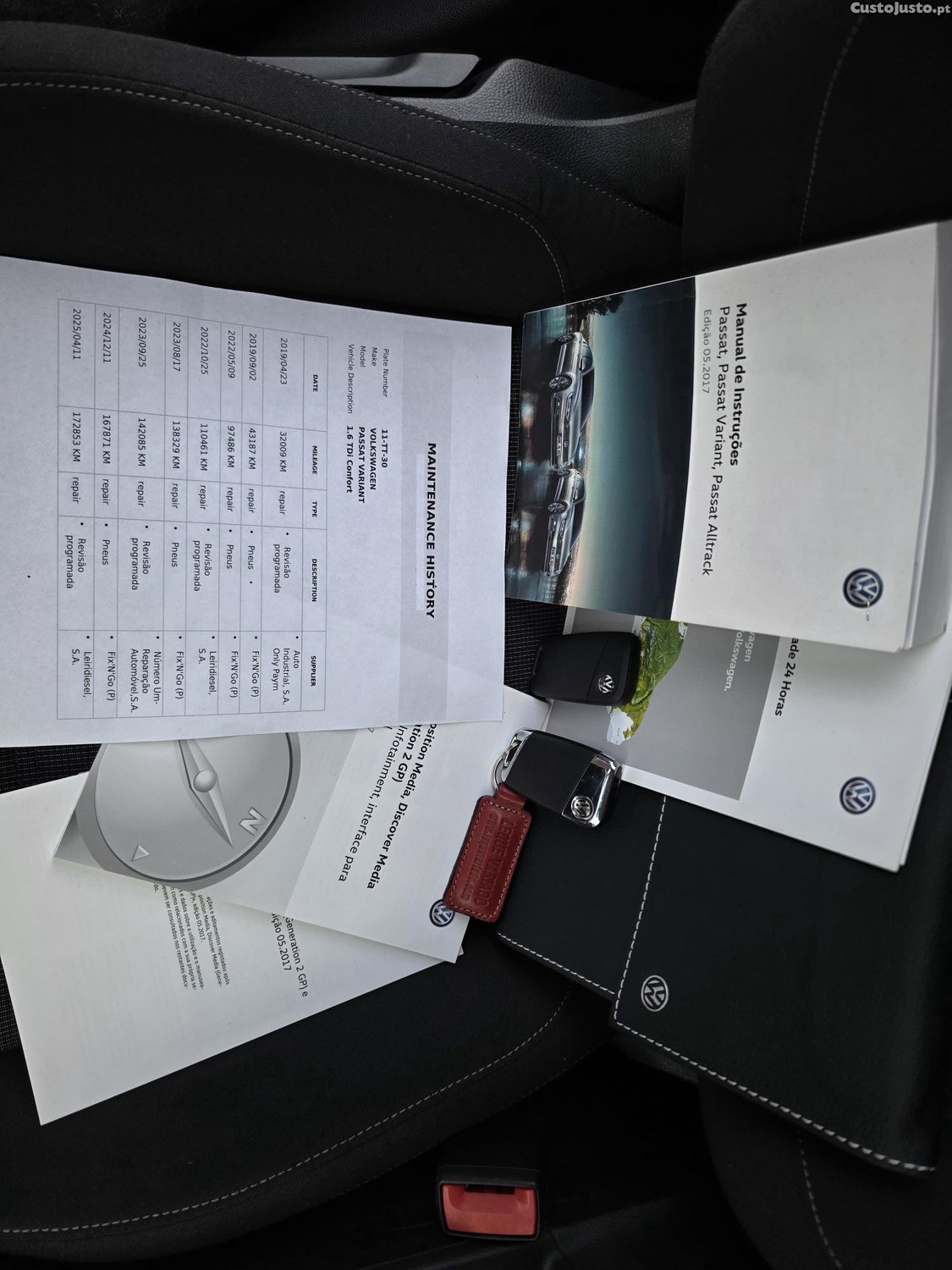 Volkswagen Passat SW 1.6 TDi 120cv GPS Nacional — fotografia 7