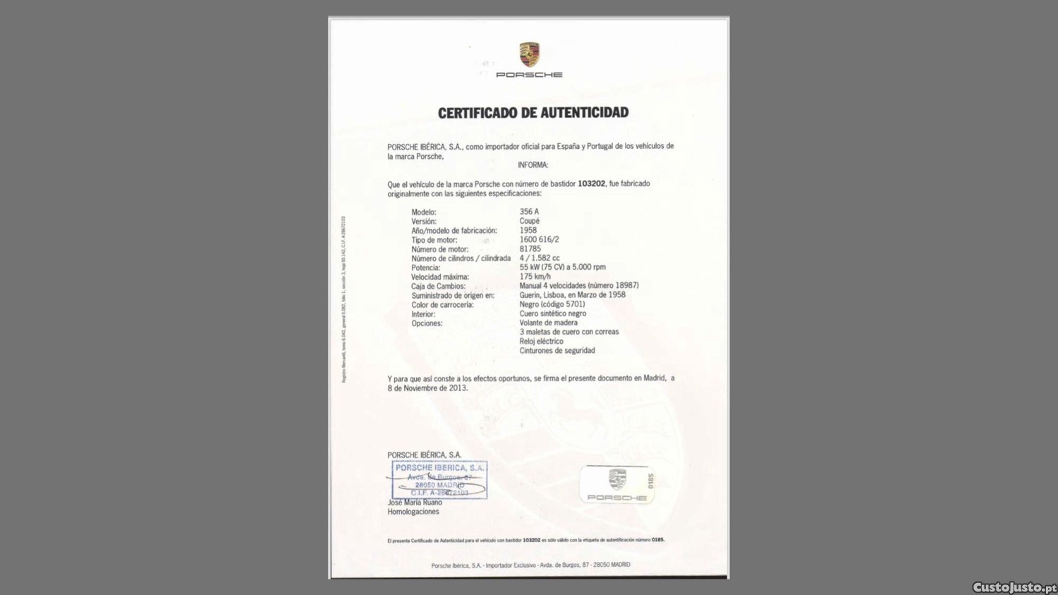 Porsche 356 A 1.600 — fotografia 5
