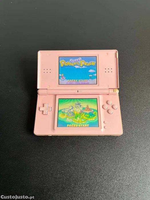 Nintendo DS Lite Rosa com 80+ Jogos