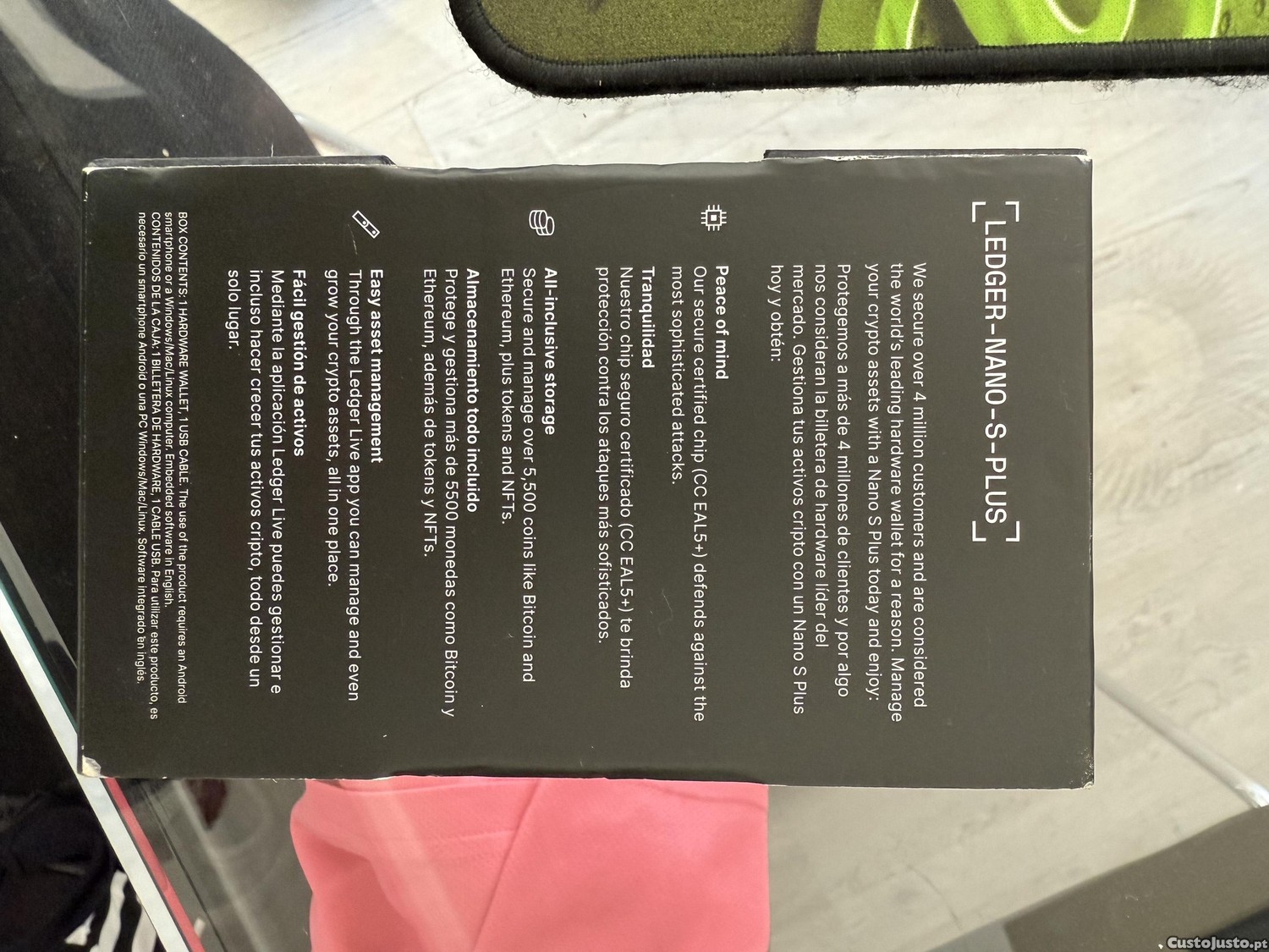 Ledger nano S nunca usada