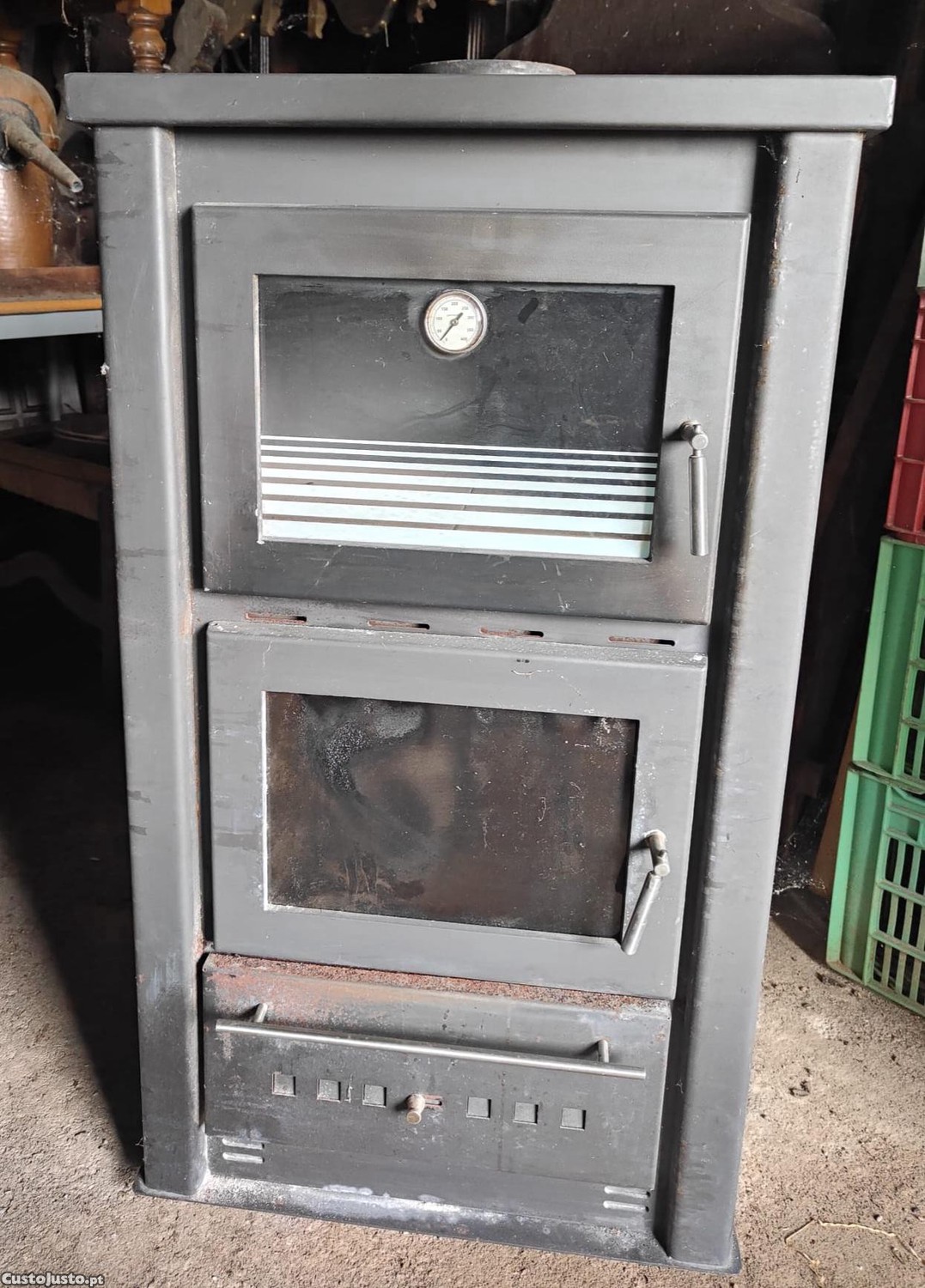 Salamandra a Lenha com Forno   Conforto e Sabor num Só Equipamento!