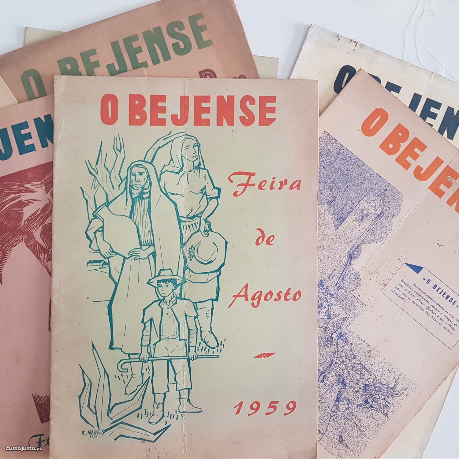 BEJA Jornais «O Bejense» Feira de Agosto Anos 50