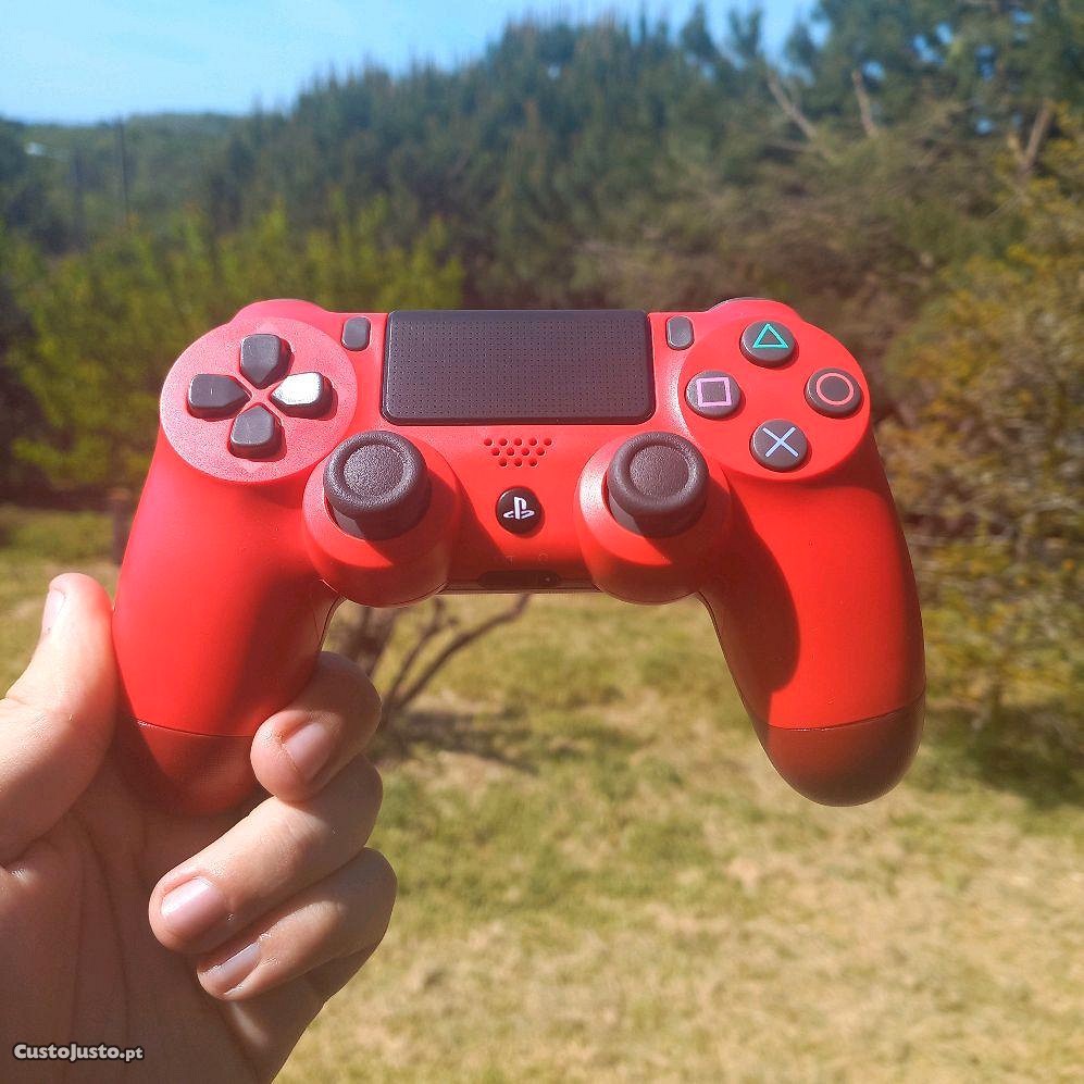 Comando PS4 Vermelho