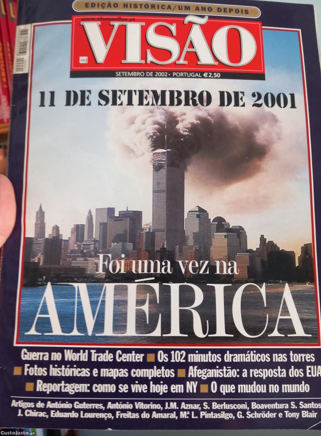 Revista Visão, Número Temático Sobre O 11 De Setembro De 2001 | Livros ...