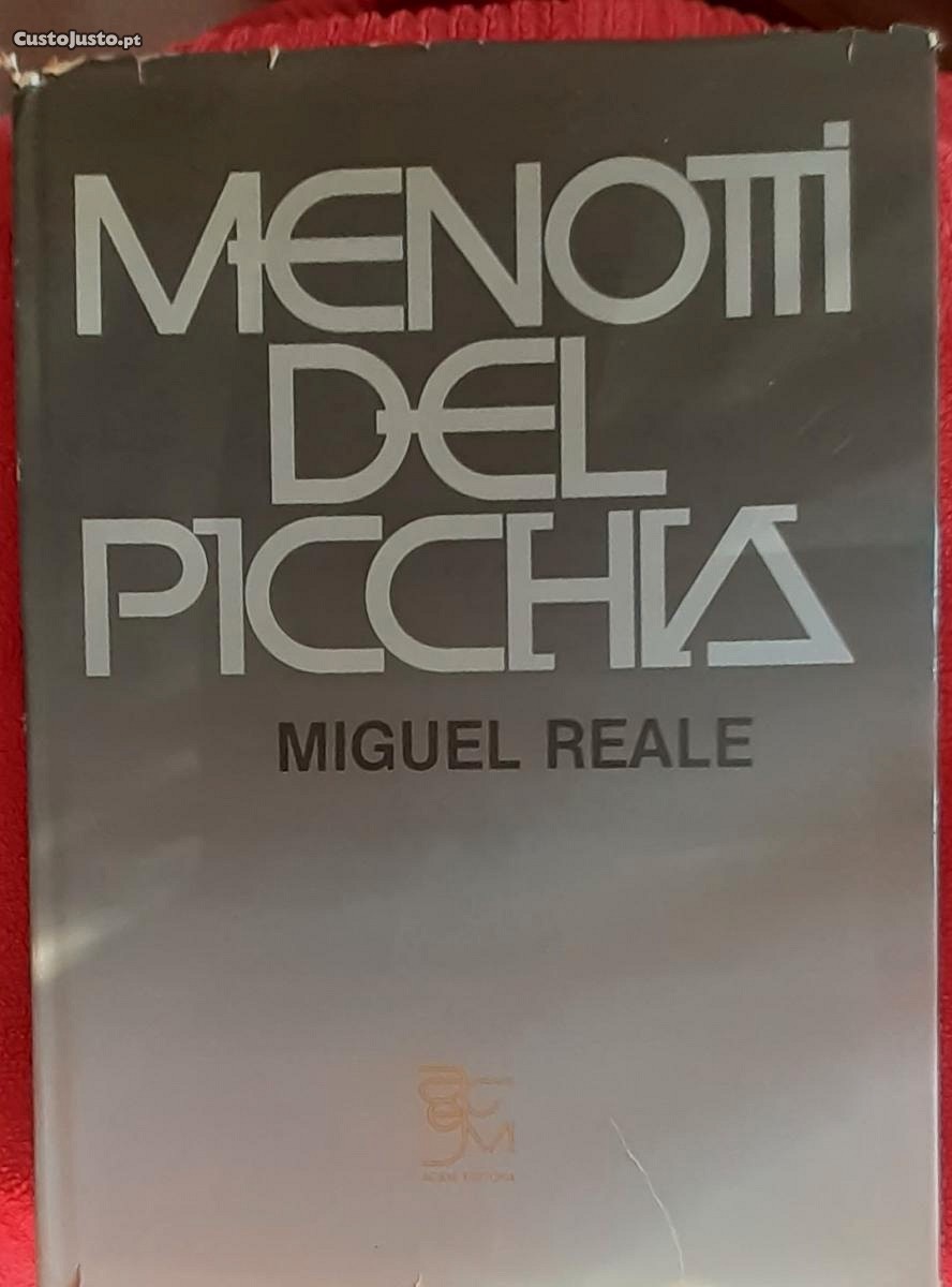 Miguel Reale Menotti del Picchia Rara